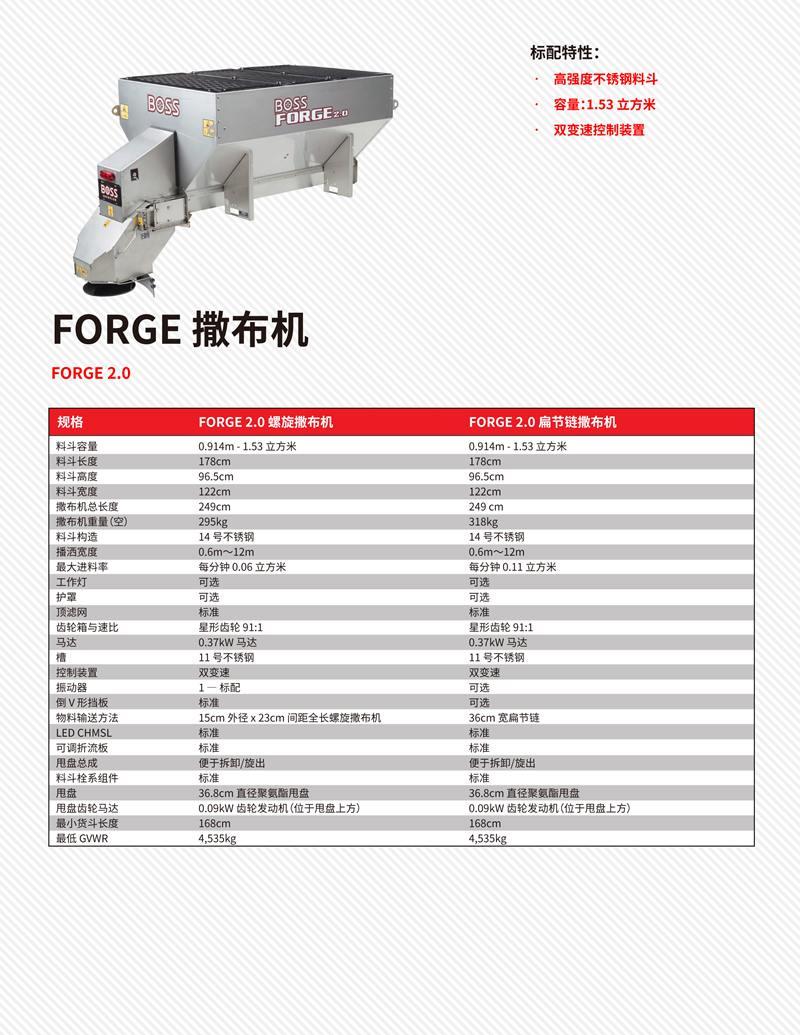 FORGE撒布机